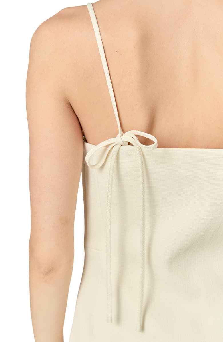 English Factory Tie Strap A-Line Minidress, Alternate, color, 