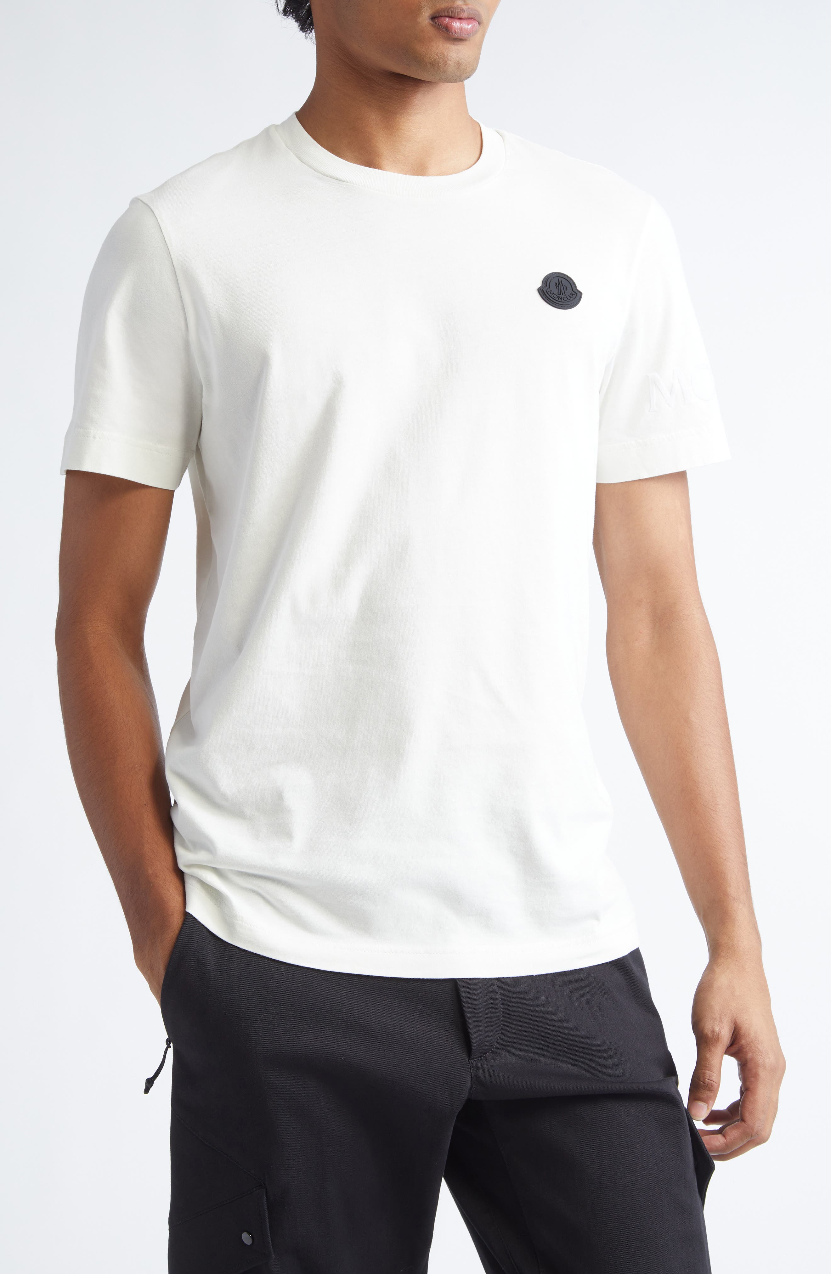 Logo Patch Cotton T-Shirt - image 3