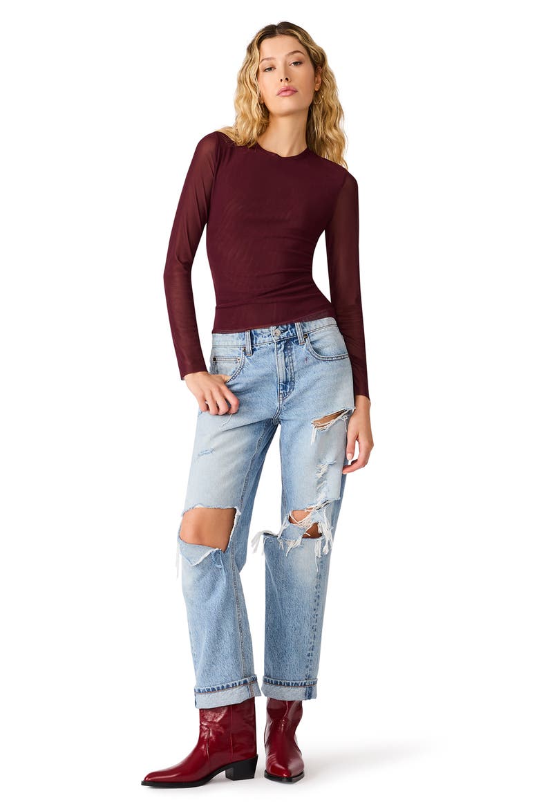 Sandy Knit Top, Alternate, color, DEEP FIG