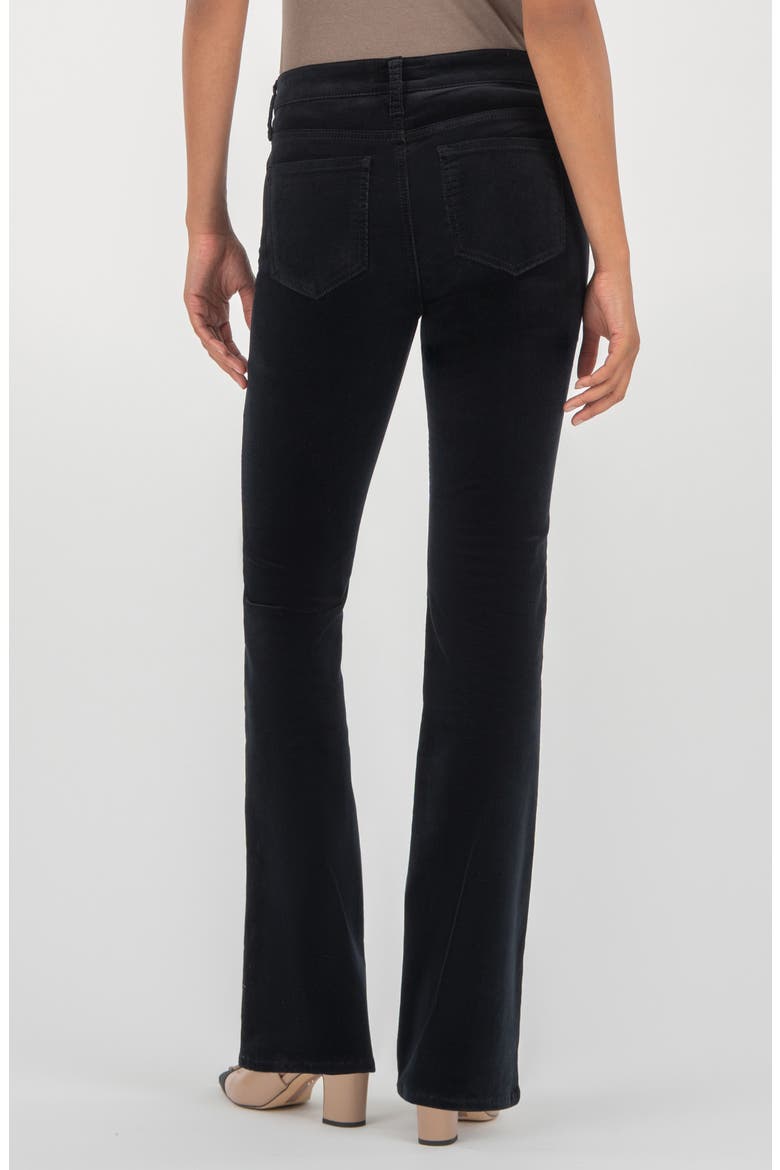 Natalie Mid Rise Bootcut Corduroy Pants, Alternate, color, BLACK