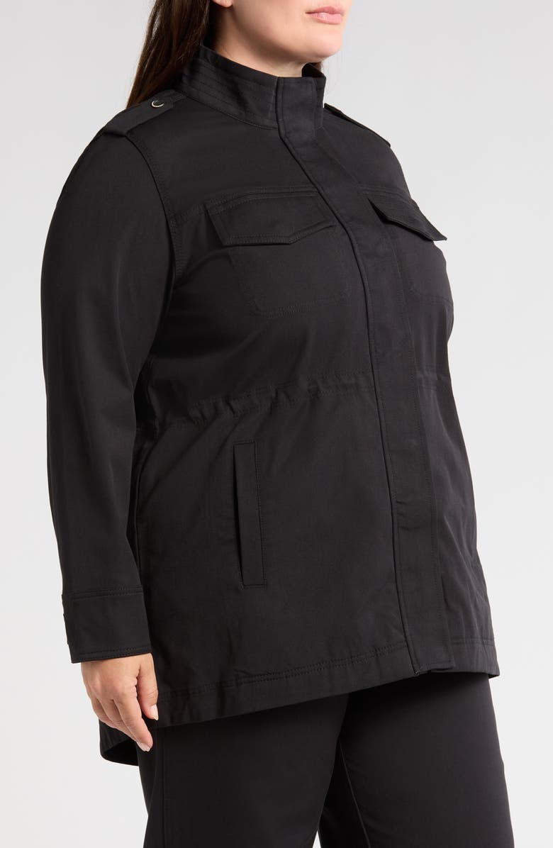 Universal Standard Vineyard Stretch Twill Jacket, Alternate, color, Black