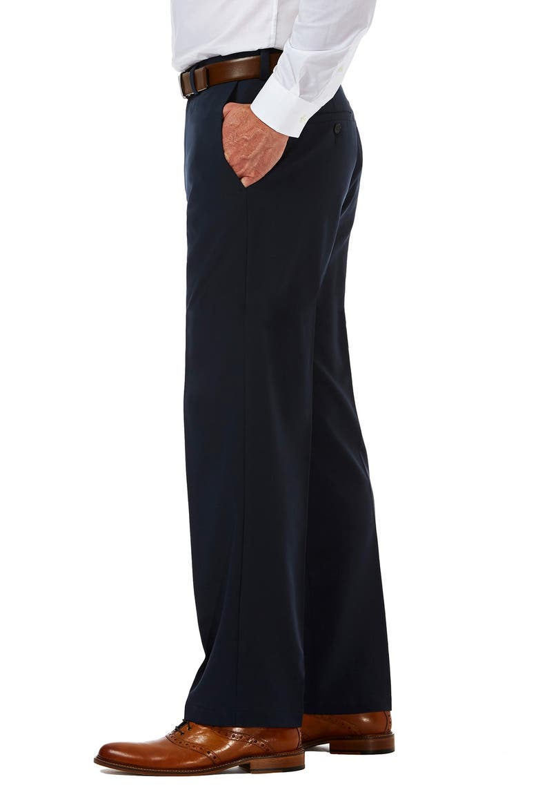 Cool 18® PRO Classic Fit Flat Front Pant, Alternate, color, NAVY
