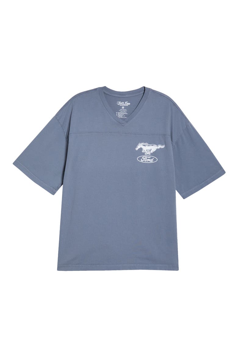Ford Mustang Graphic Cotton T-Shirt, Alternate, color, DEEP INDIGO