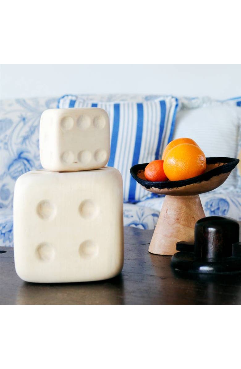 indego africa Wooden Decorative Dice - Set of 2, Alternate, color, NO COLOR