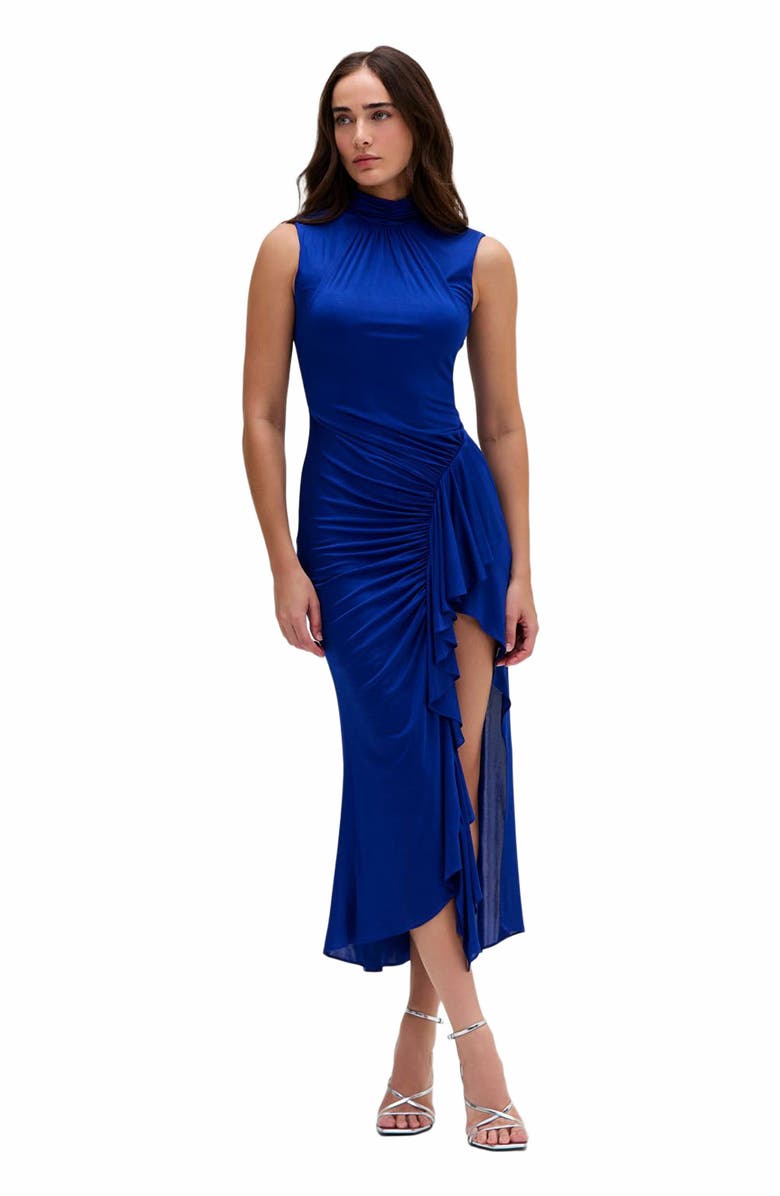 PatBO Metallic Jersey Sleeveless Mid, Main, color, 