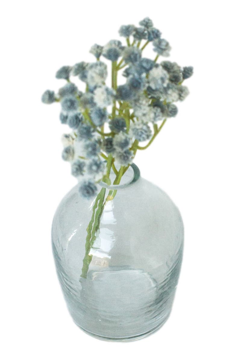 Creative Women S/3 Hammered Glass Bud Vases - Clear, Alternate, color, Clear