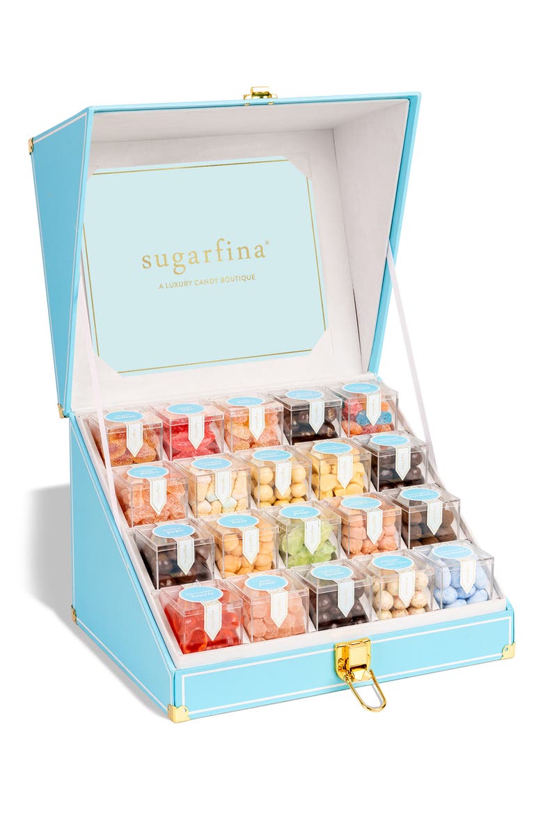 Small 20-Piece Candy Trunk, Main, color, BLUE