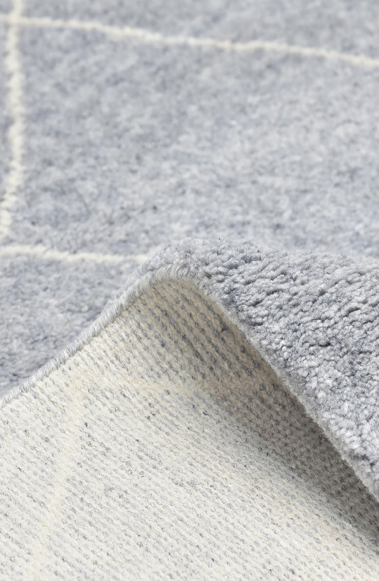 Solo Rugs Wallis Handmade Wool Blend Area Rug, Alternate, color, Grey