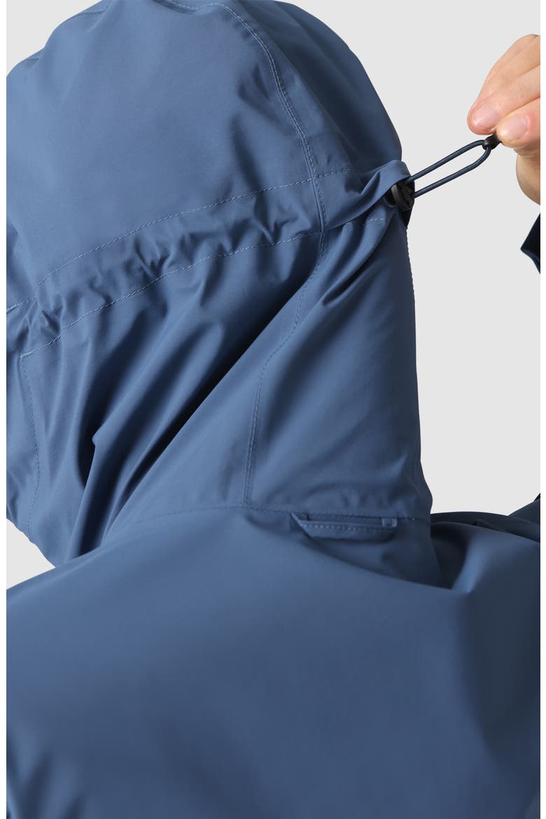 Stratoburst Packable Rain Jacket, Alternate, color, SKYLINE