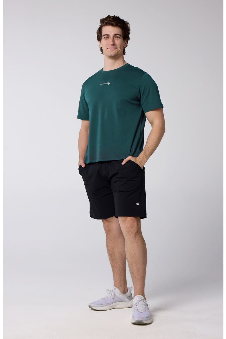 Centerline Active Lifestyle You Know You Play Tee, Alternate, color, Racing Green