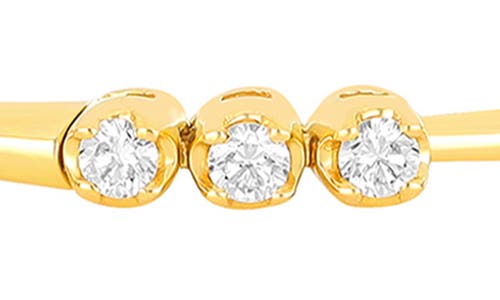 Ef Collection Crown Set Diamond Eternity Bracelet In Gold