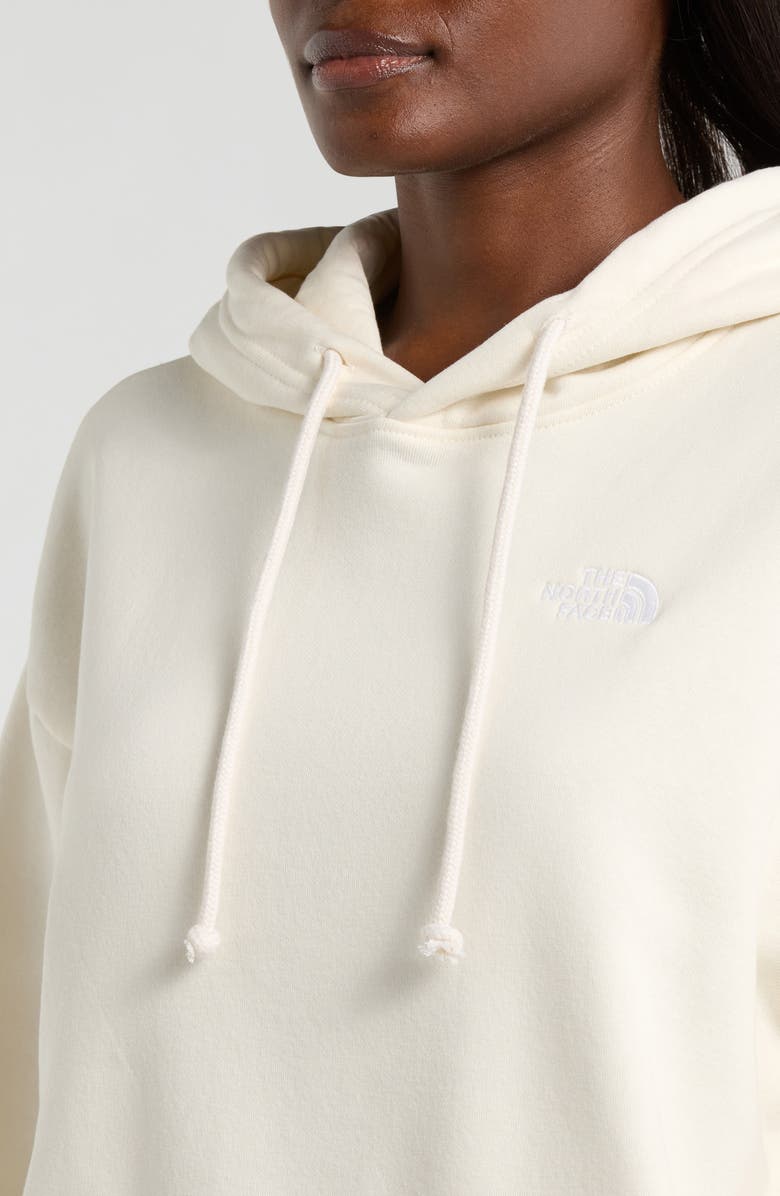 The North Face Evolution Simple Dome Cotton Blend Hoodie, Alternate, color, White Dune