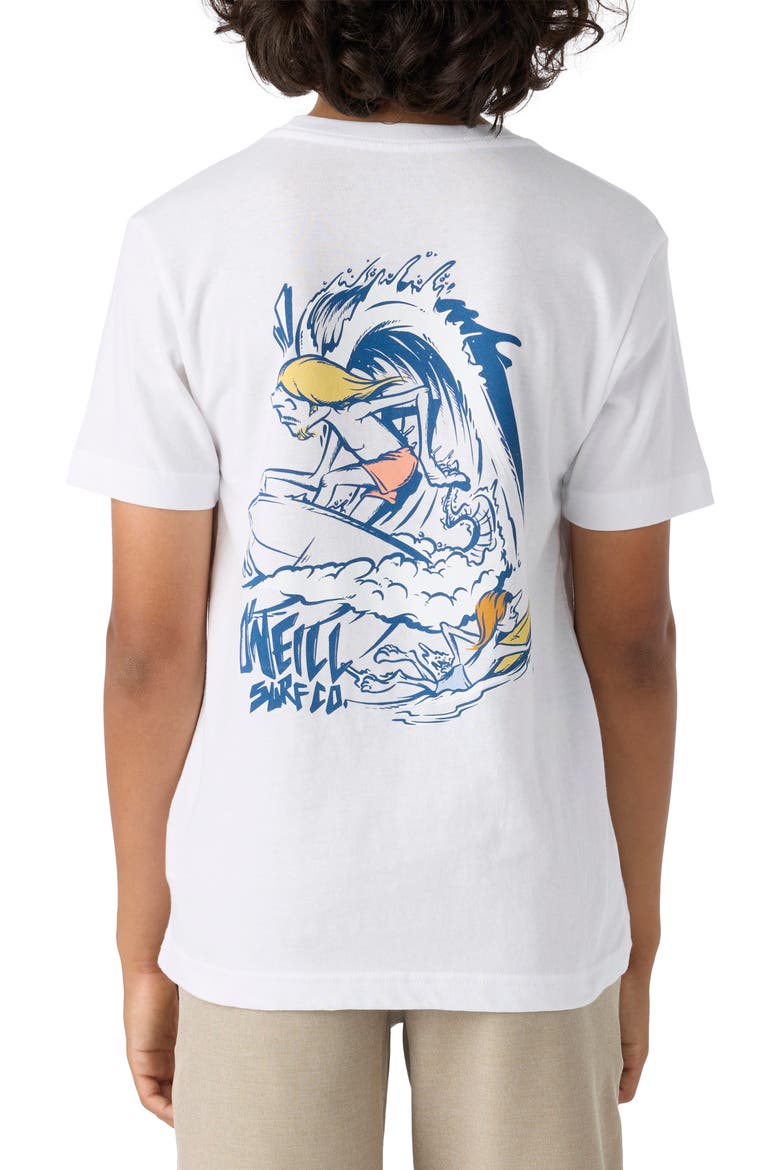 Kids' Drop-In Graphic T-Shirt, Alternate, color, WHITE
