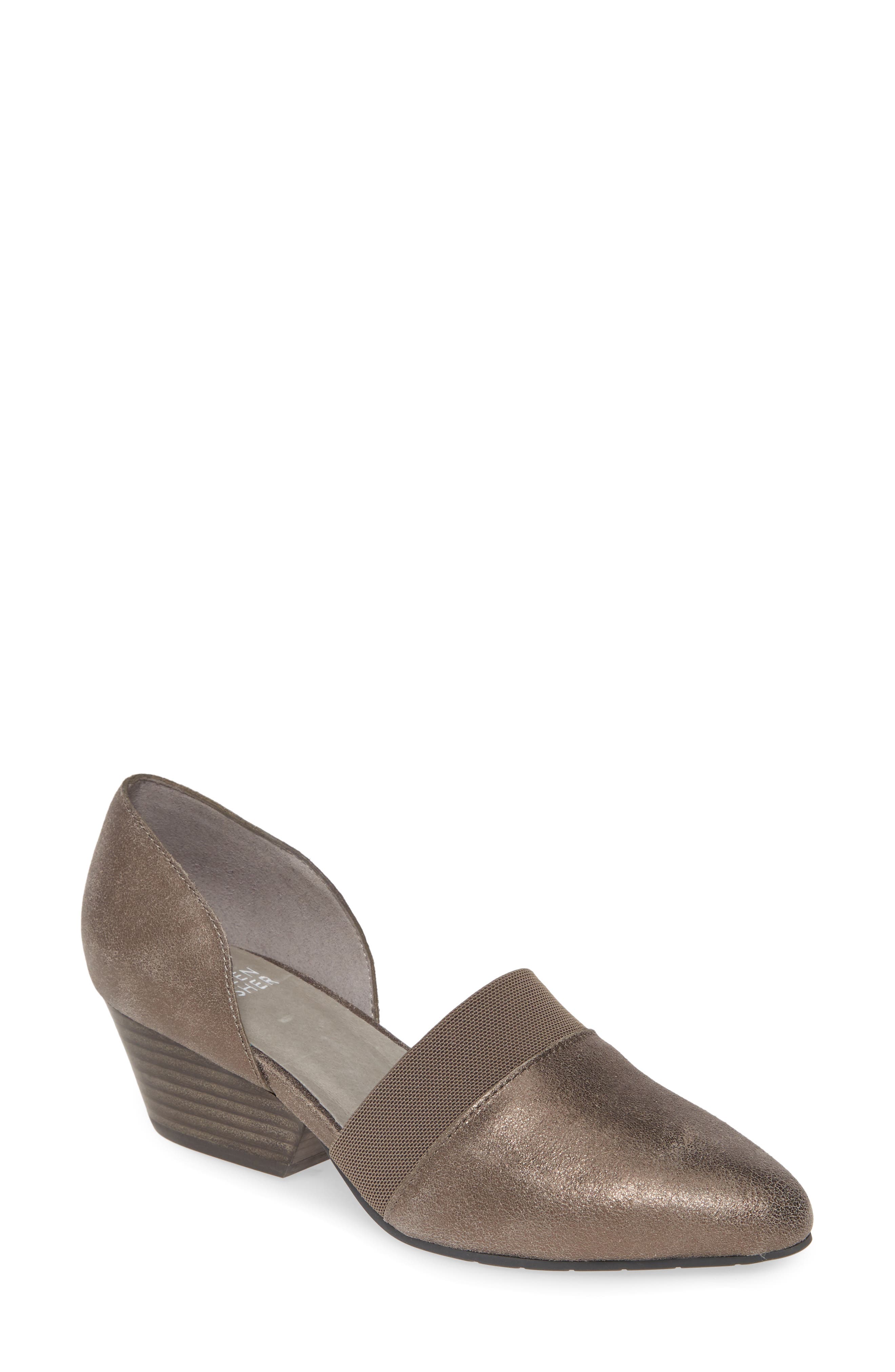 Hilly d'Orsay Pump, Main, color, PEWTER SUEDE