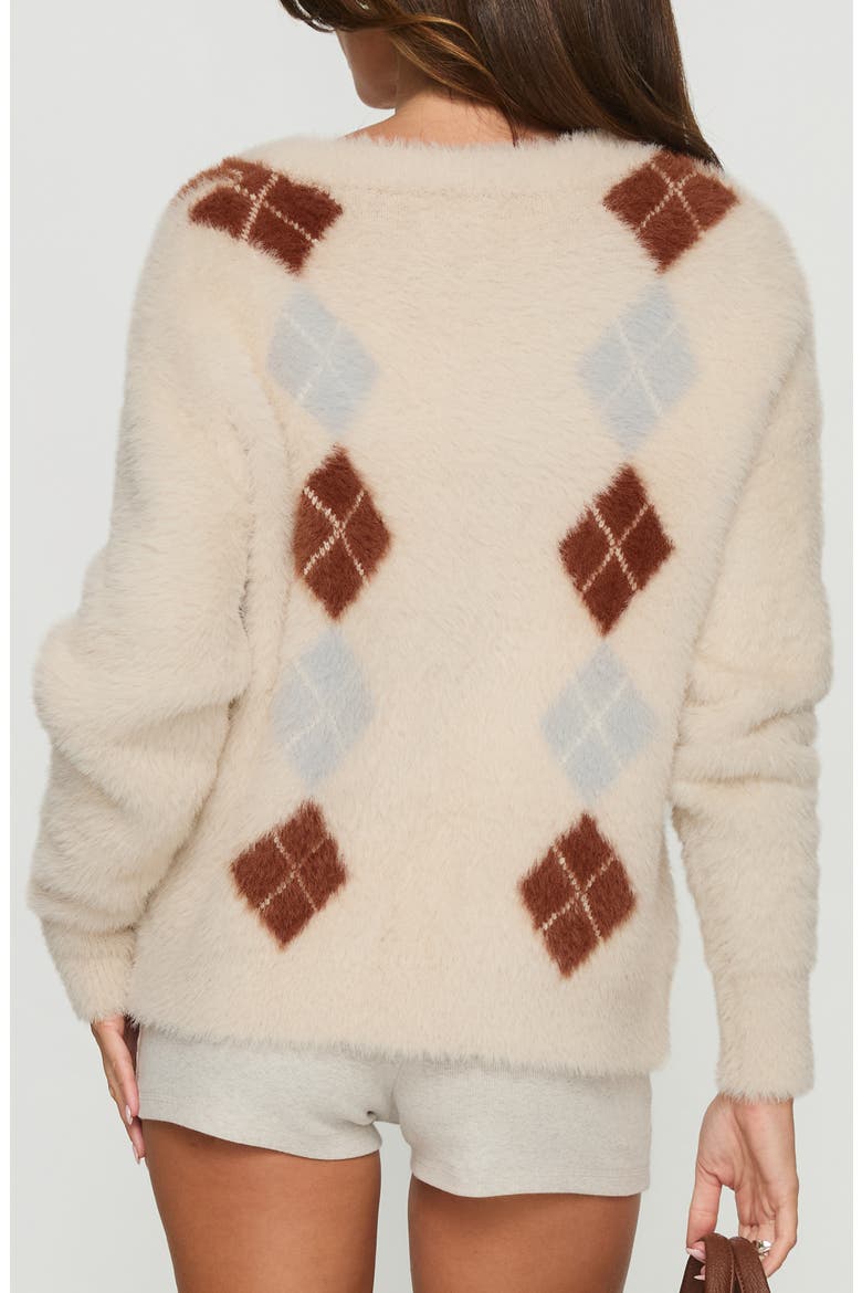 Nancey Argyle Cardigan, Alternate, color, MULTI