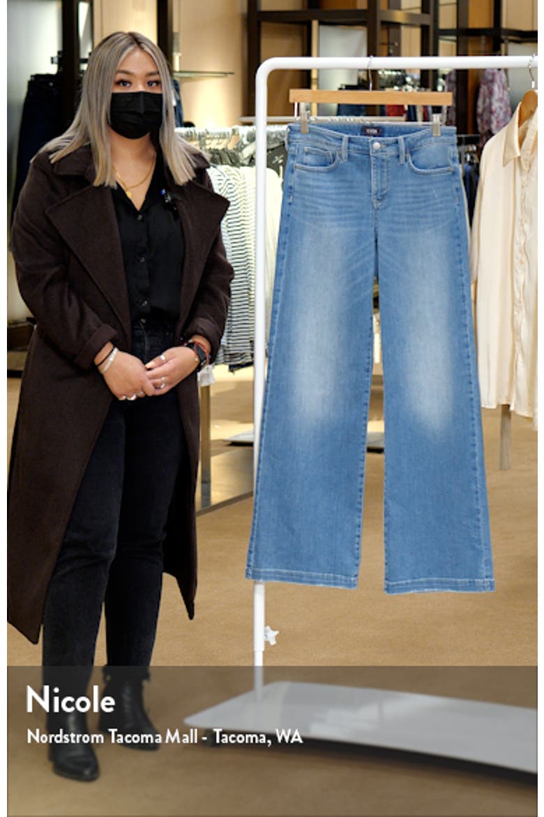 Teresa Ankle Wide Leg Jeans video