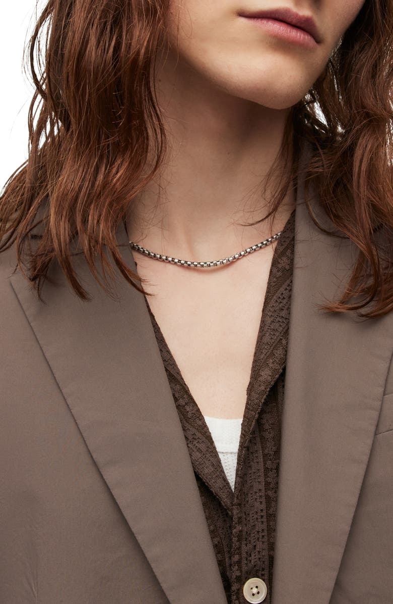 AllSaints Canta Cotton Blazer, Alternate, color, Earthy Brown