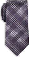 Oak Hill by DXL Big & Tall Textured Plaid Tie