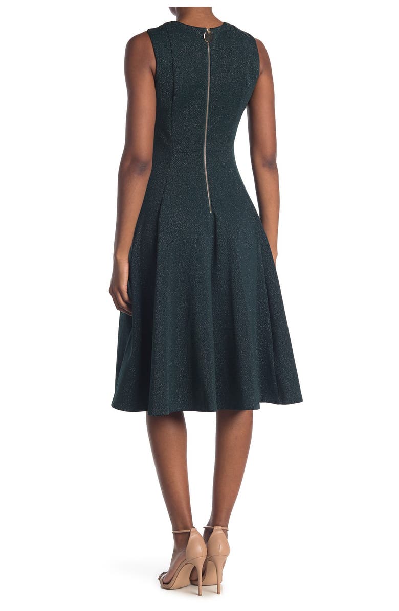 Calvin Klein Glitter Scuba Fit and Flare Mini Dress | Nordstromrack