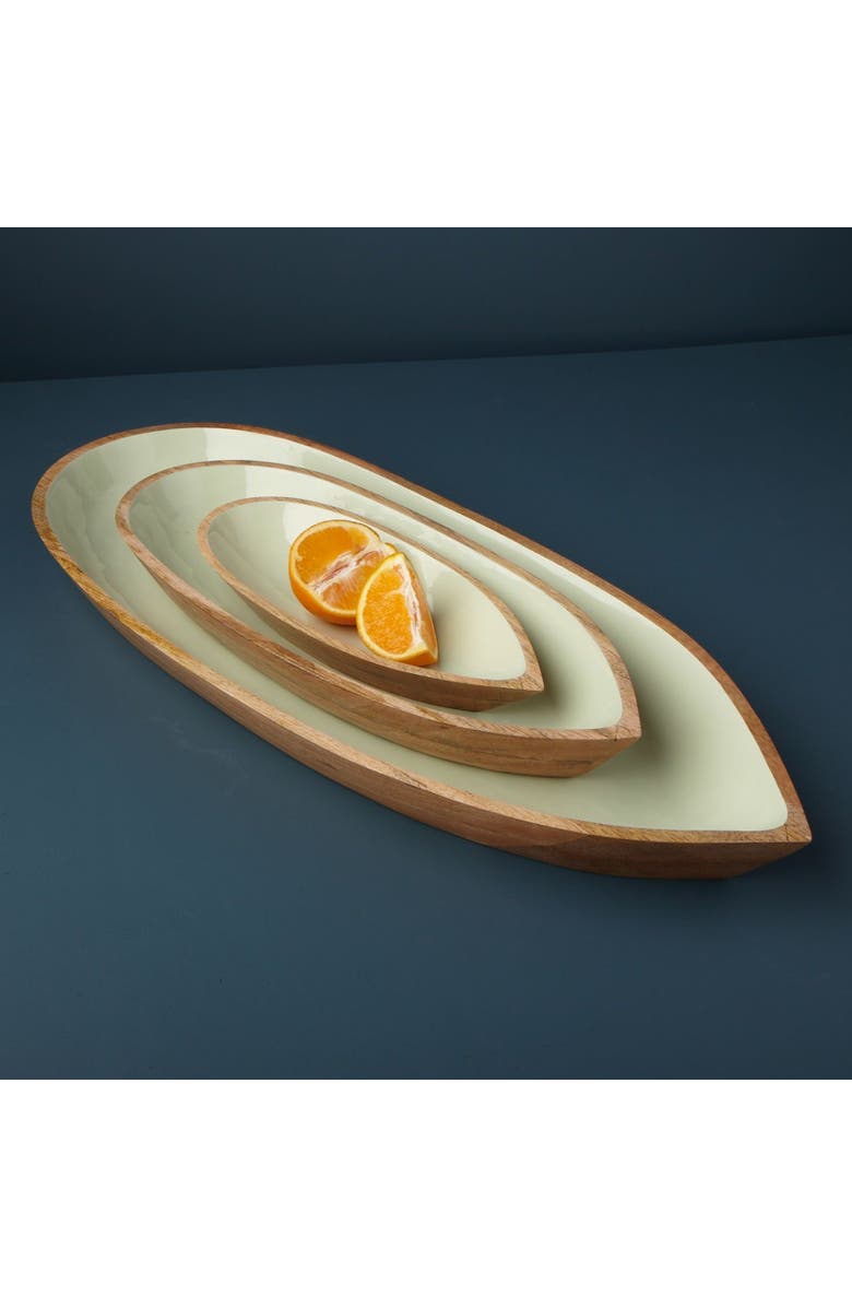 Be Home Madras Oval Bowl, Alternate, color, Sage
