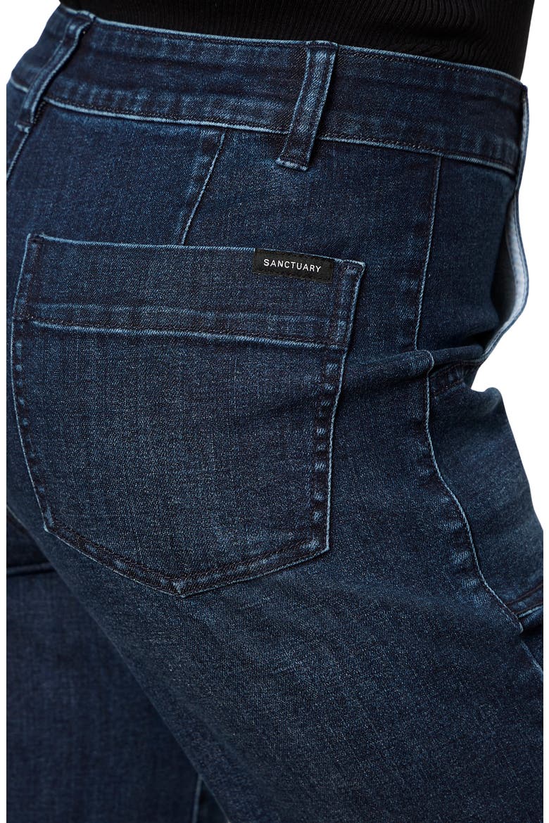 Insider Crop High Waist Cropped Straight Leg Jeans, Alternate, color, OVER THE MOON BLUE