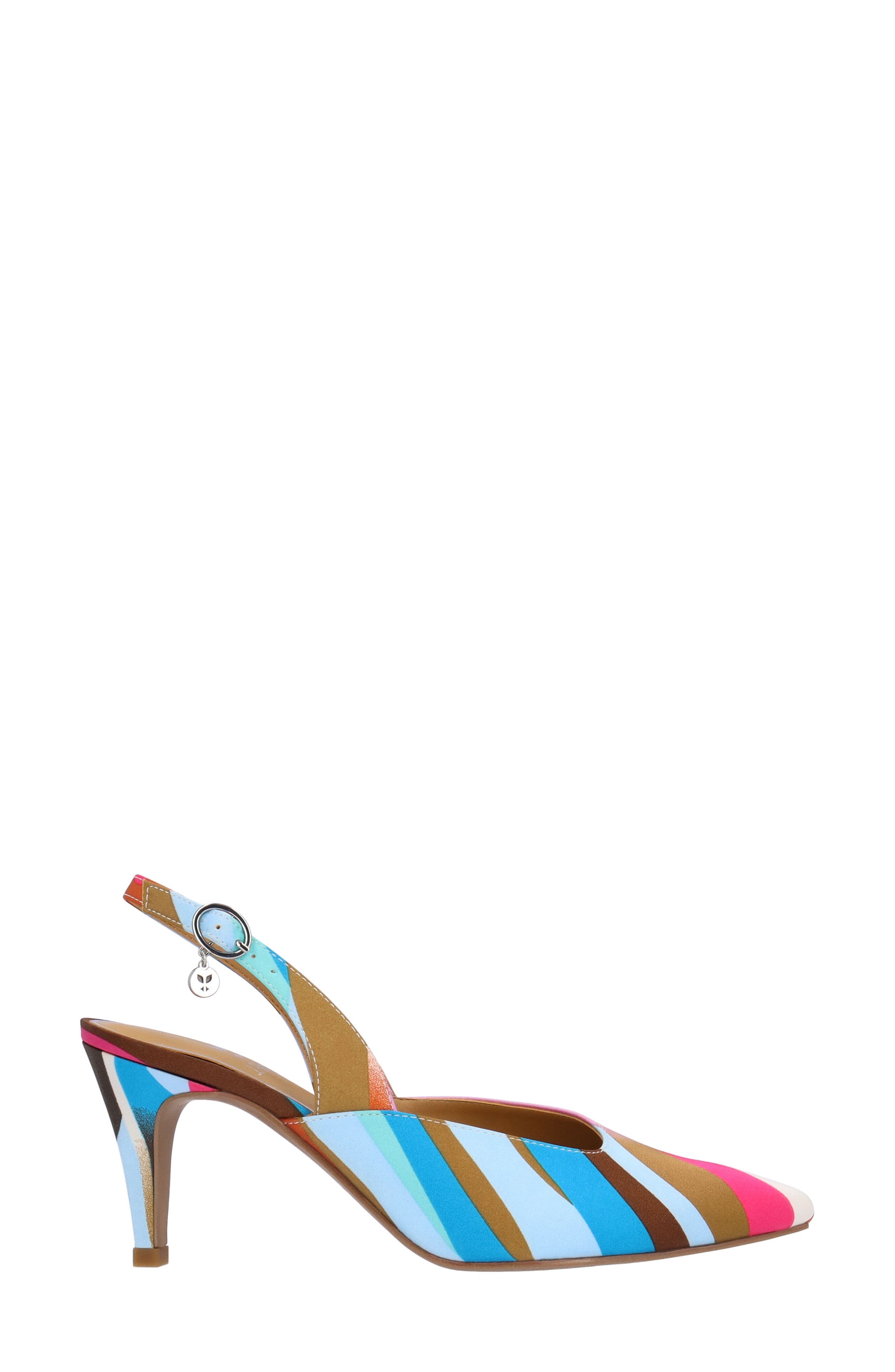 J. Reneé Matina Slingback Pump, Alternate, color, Pink/ Blue/ Cream