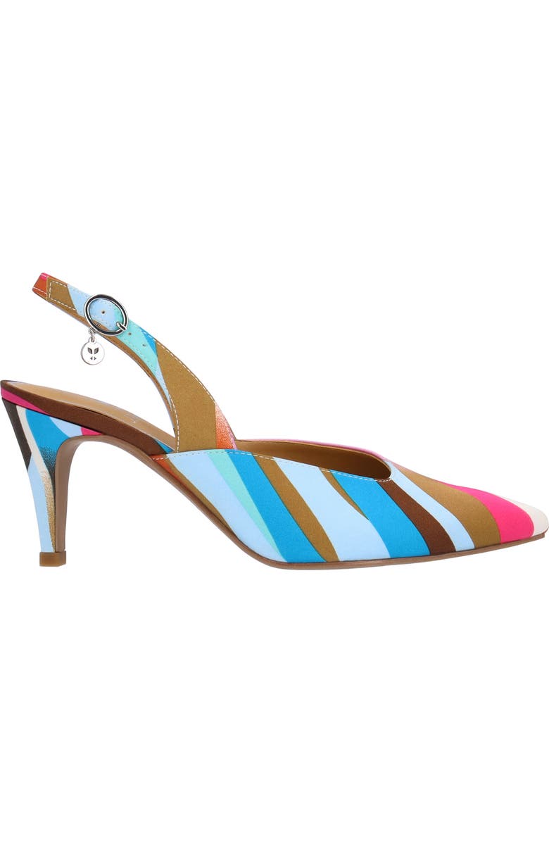 J. Reneé Matina Slingback Pump, Alternate, color, Pink/ Blue/ Cream