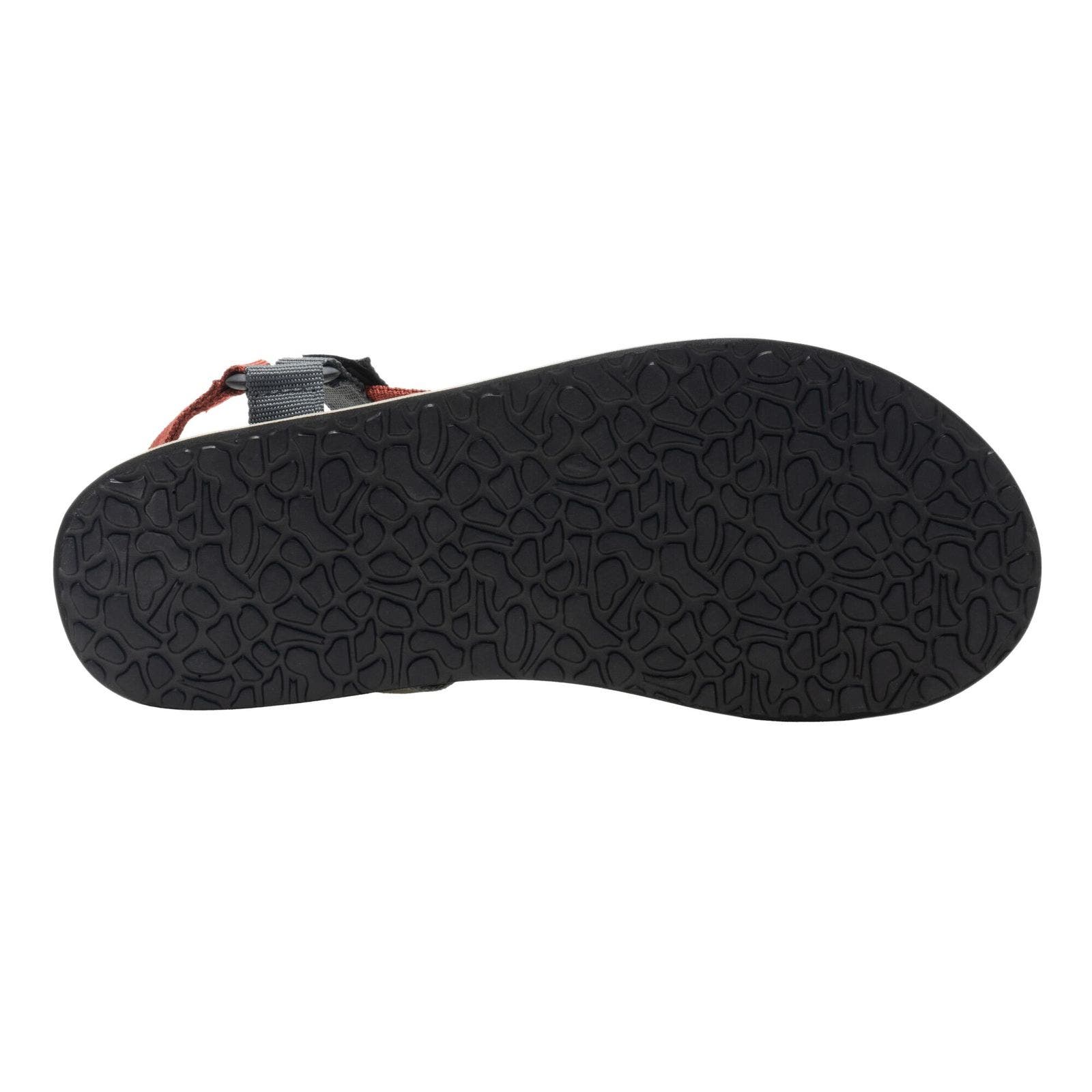 Vendeavour Sandals, Alternate, color, Dark Storm and Brick