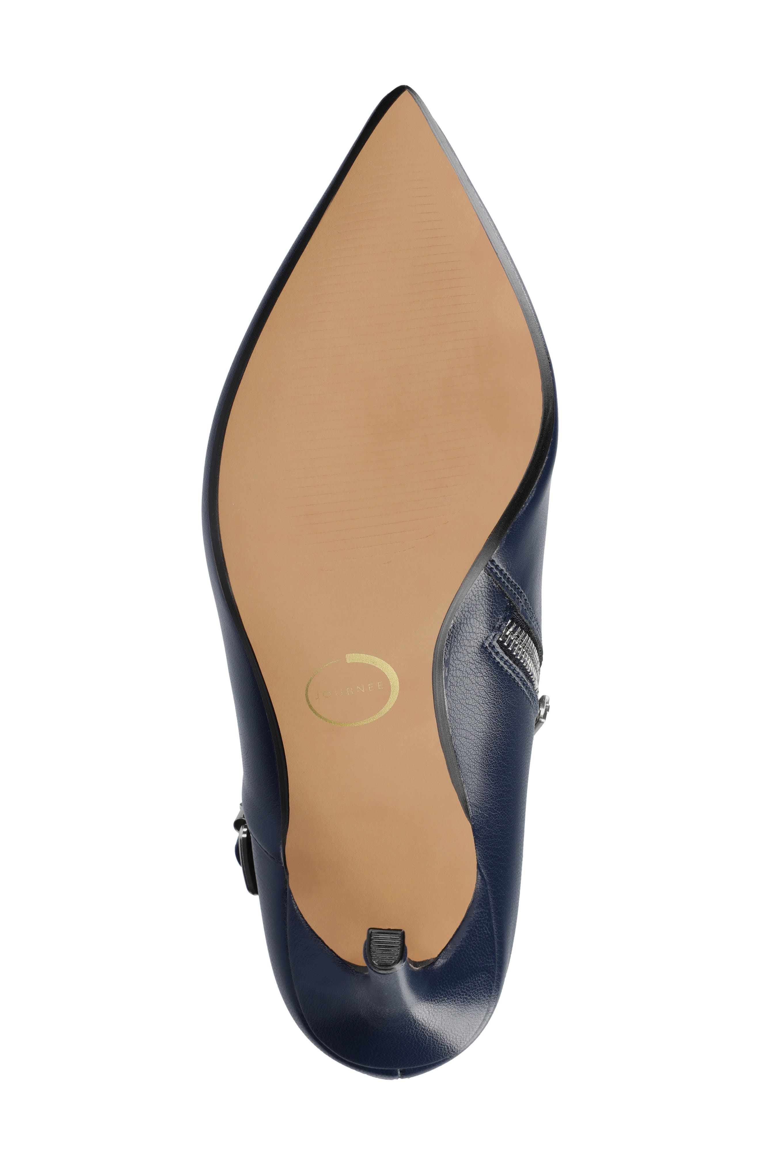 Vondra Spike Heel Ankle Bootie, Alternate, color, NAVY