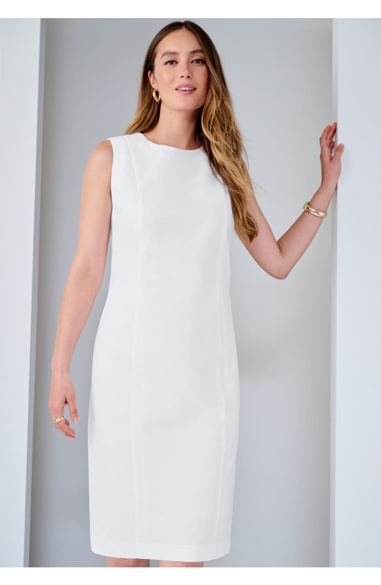 Jessica London Swing Jacket Dress, Alternate, color, White