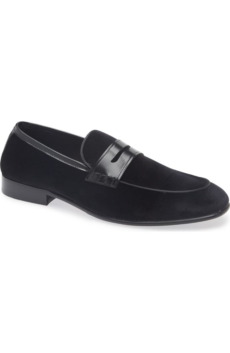 Steve Madden Santee Penny Loafer, Main, color, Black
