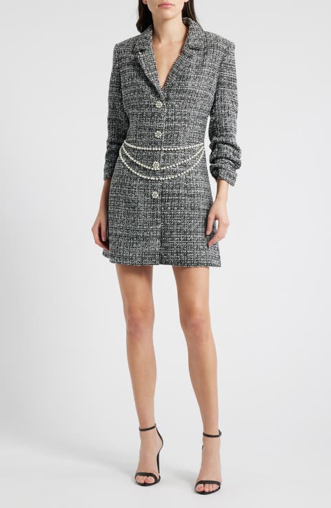Bodie Embellished Blazer Minidress