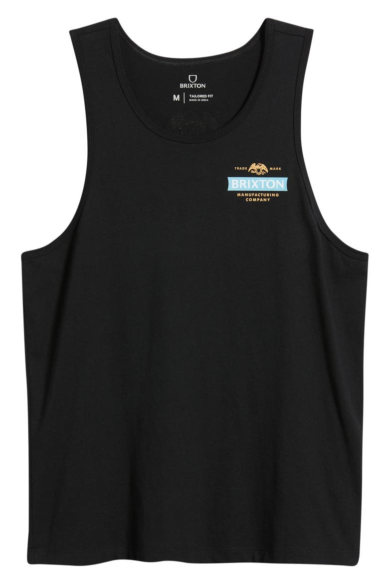 Pinnacle Graphic Tank Top, Alternate, color, BLACK
