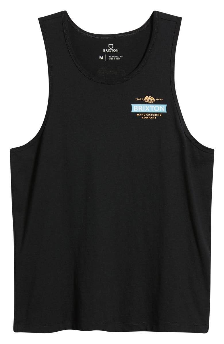 Brixton Pinnacle Graphic Tank Top, Alternate, color, Black