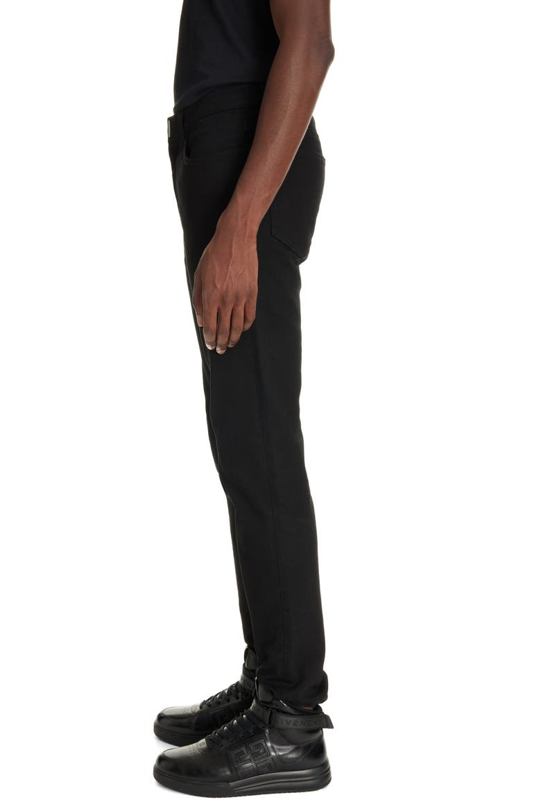 Slim Fit Jeans, Alternate, color, BLACK