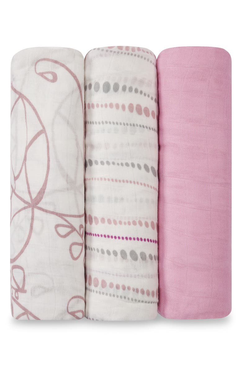 aden + anais Swaddling Cloths, 3-Pack, Main, color, 