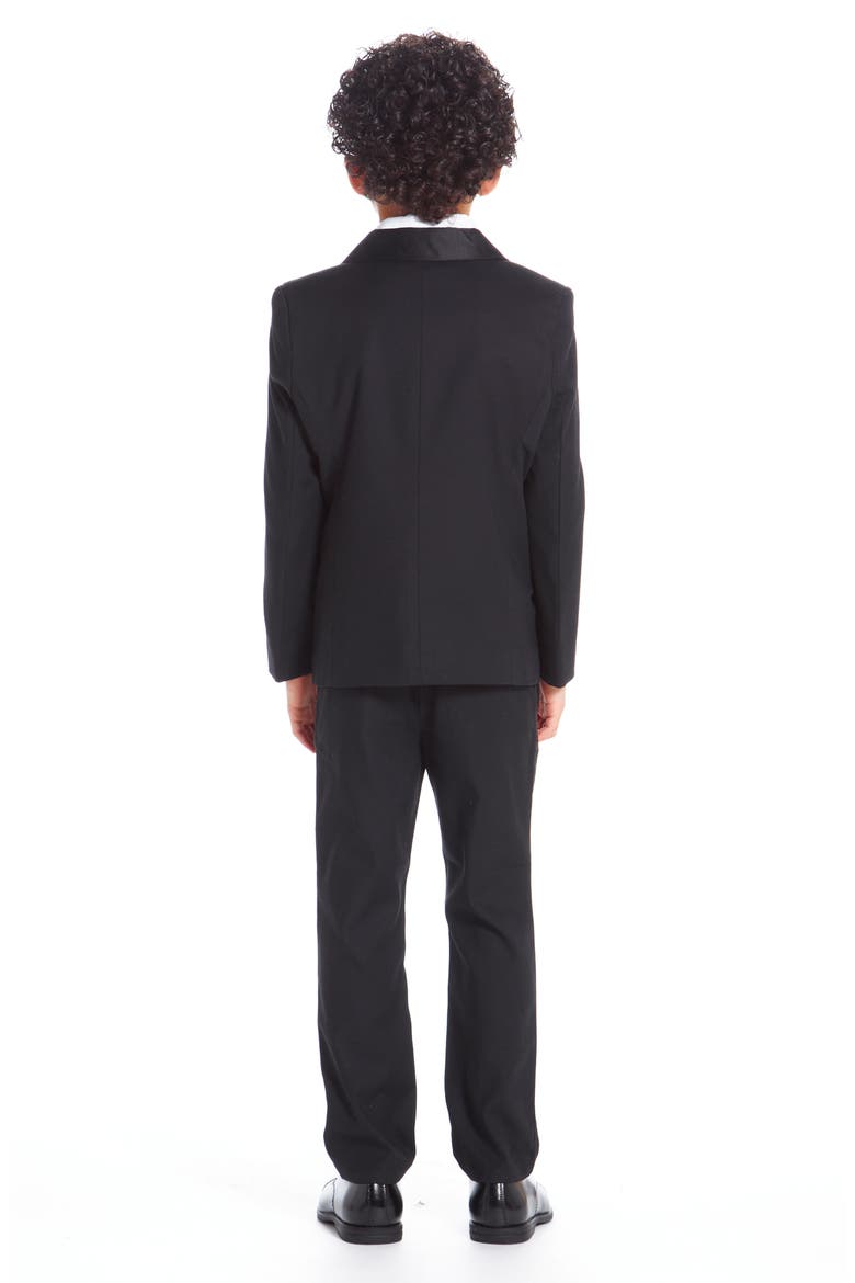 Kids' Four-Piece Tuxedo Set, Alternate, color, BLACK