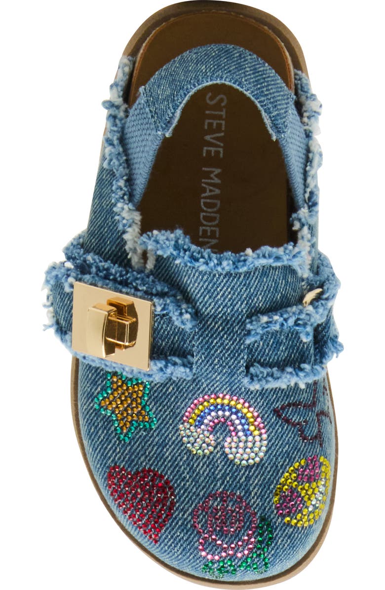 Steve Madden Kids' Money Slip-On Shoe, Alternate, color, Denim