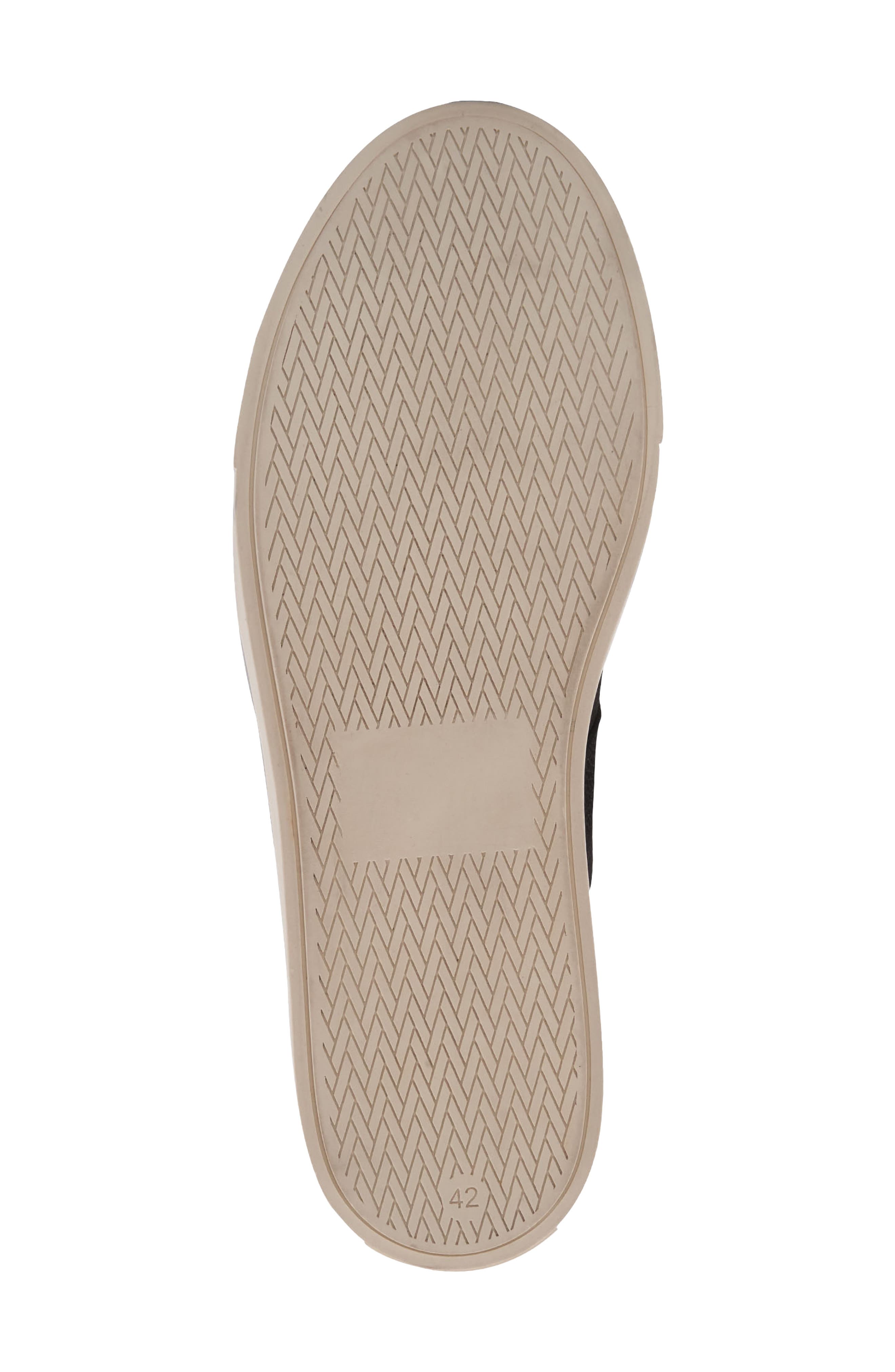 Aquatalia Metro Water Resistant Sneaker, Alternate, color, Black Tumbled