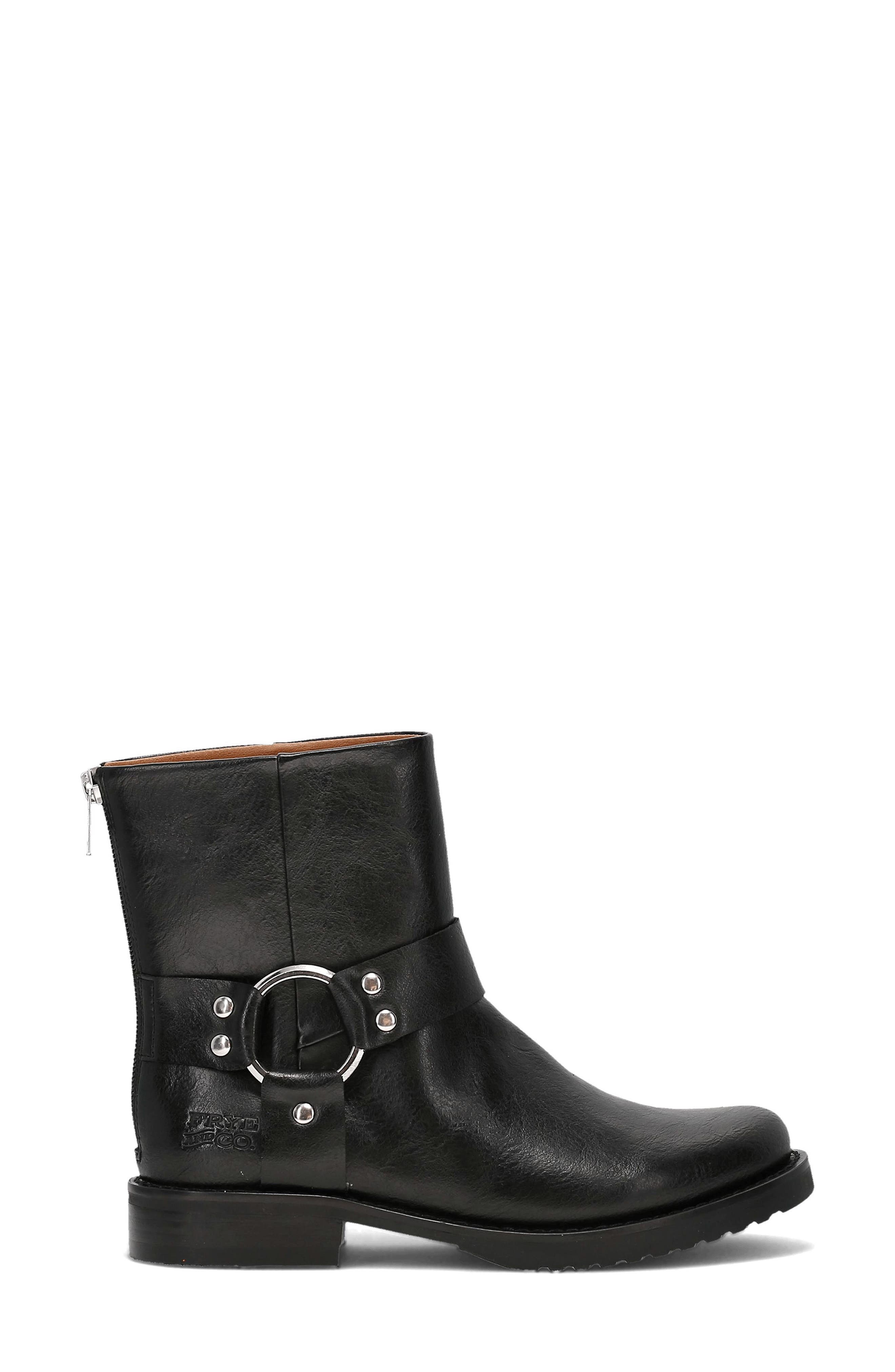 Chesnee Harness Bootie, Alternate, color, BLACK