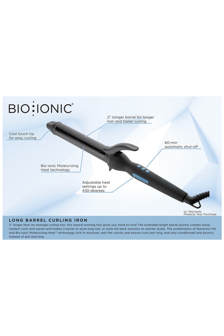1-Inch Long Barrel Styling Iron, Alternate, color, NO COLOR
