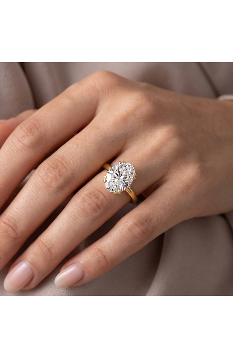 Bliss Diamond Certified 4Ct Oval Diamond Solitaire Engagement Ring Lab Grown, Alternate, color, 14K Rose Gold