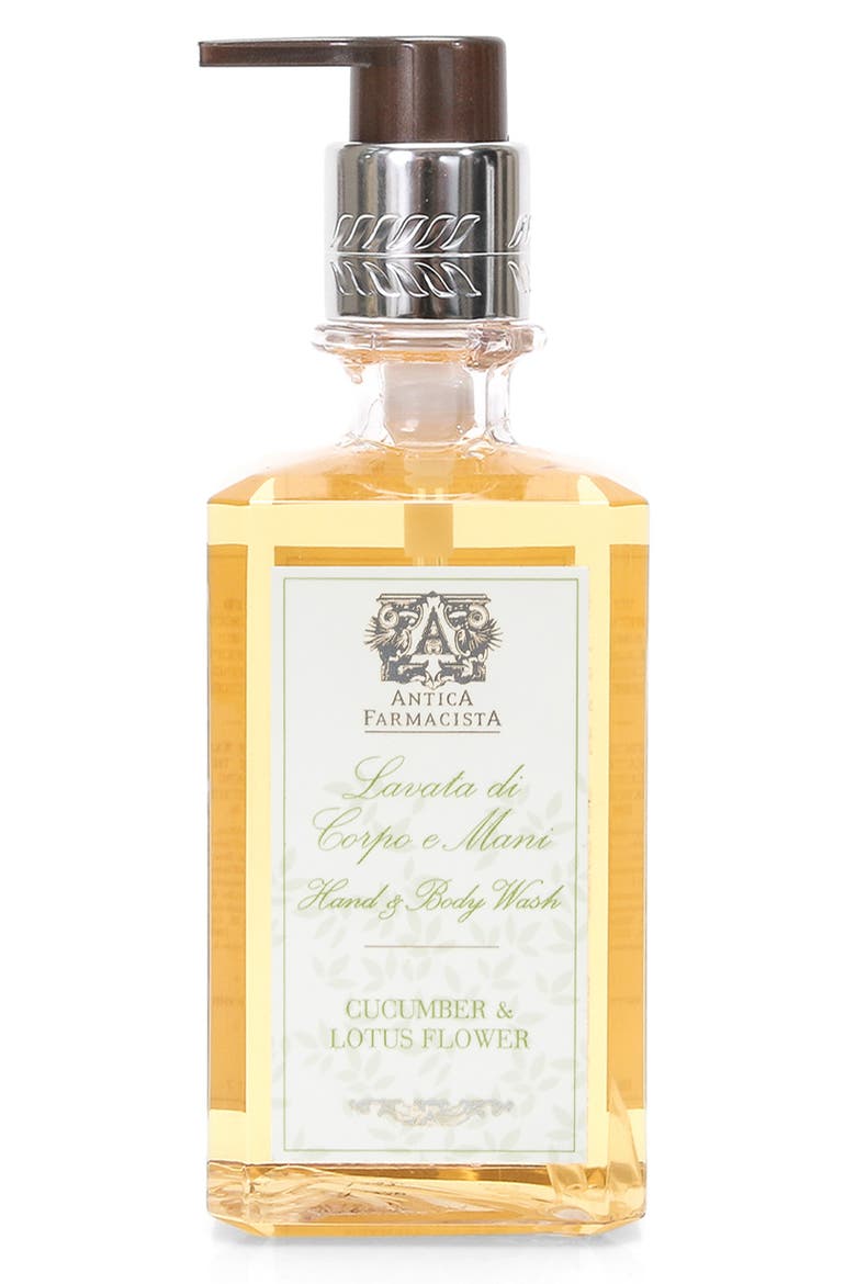 'Cucumber & Lotus Flower' Hand & Body Wash, Main, color, NO COLOR