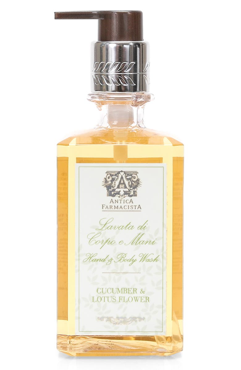 Antica Farmacista 'Cucumber & Lotus Flower' Hand & Body Wash, Main, color,