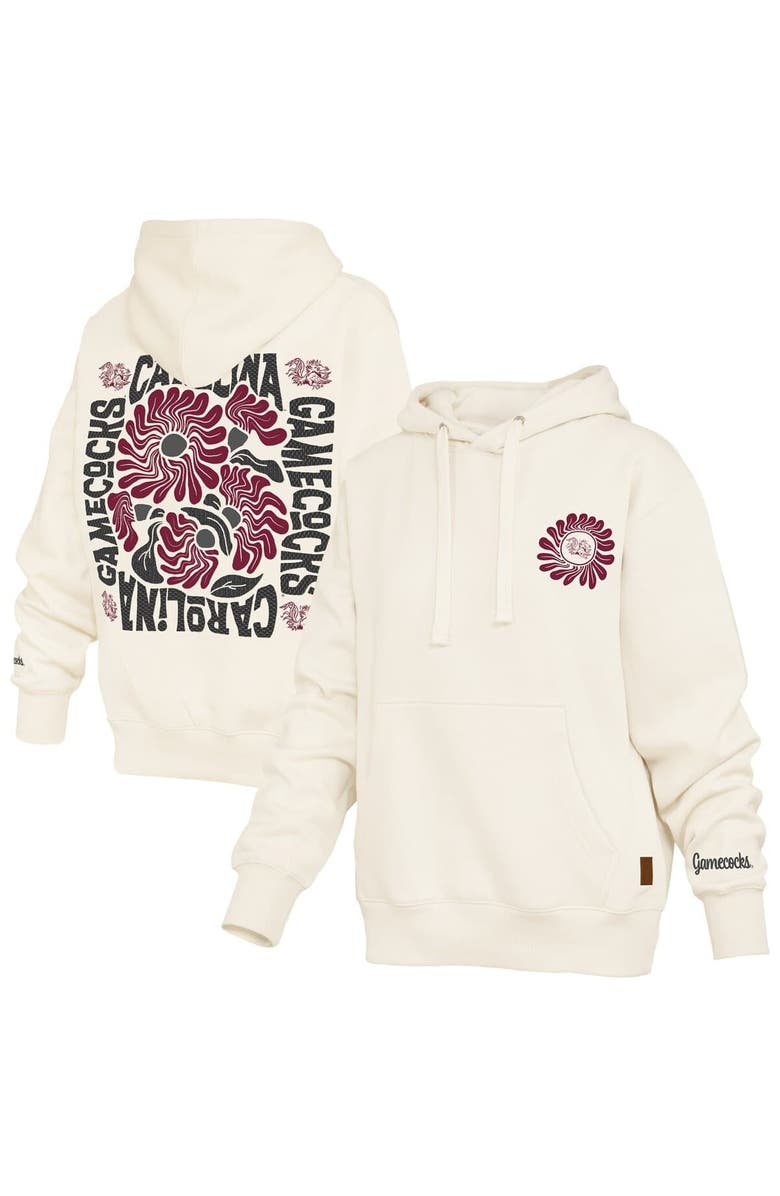 PRESSBOX Women's Pressbox  Cream South Carolina Gamecocks Elena Janise Hoodie, Main, color, Cream