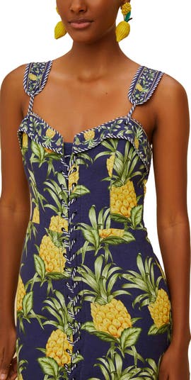 Delicate Pineapple Minidress