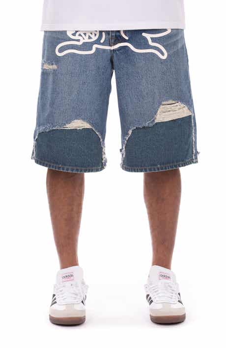 Hoodsie Ripped Denim Shorts
