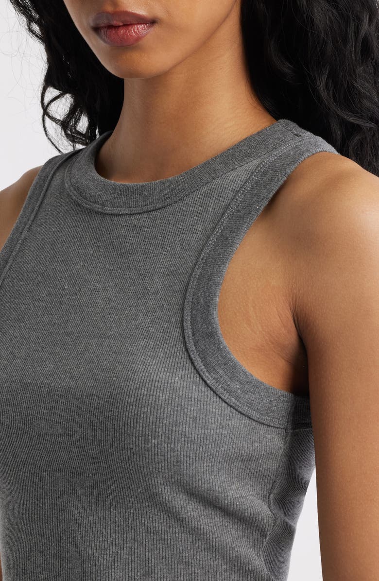 Topshop Rib Tank, Alternate, color, 
