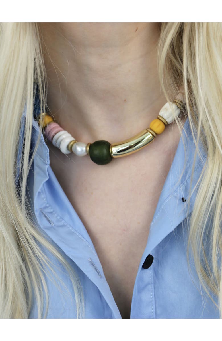 By Lilla Vintage Necklace, Alternate, color, Multi