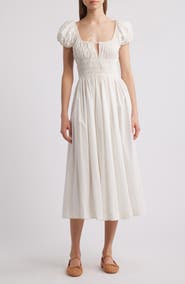 DÔEN Quinn Organic Cotton Poplin Maxi Dress